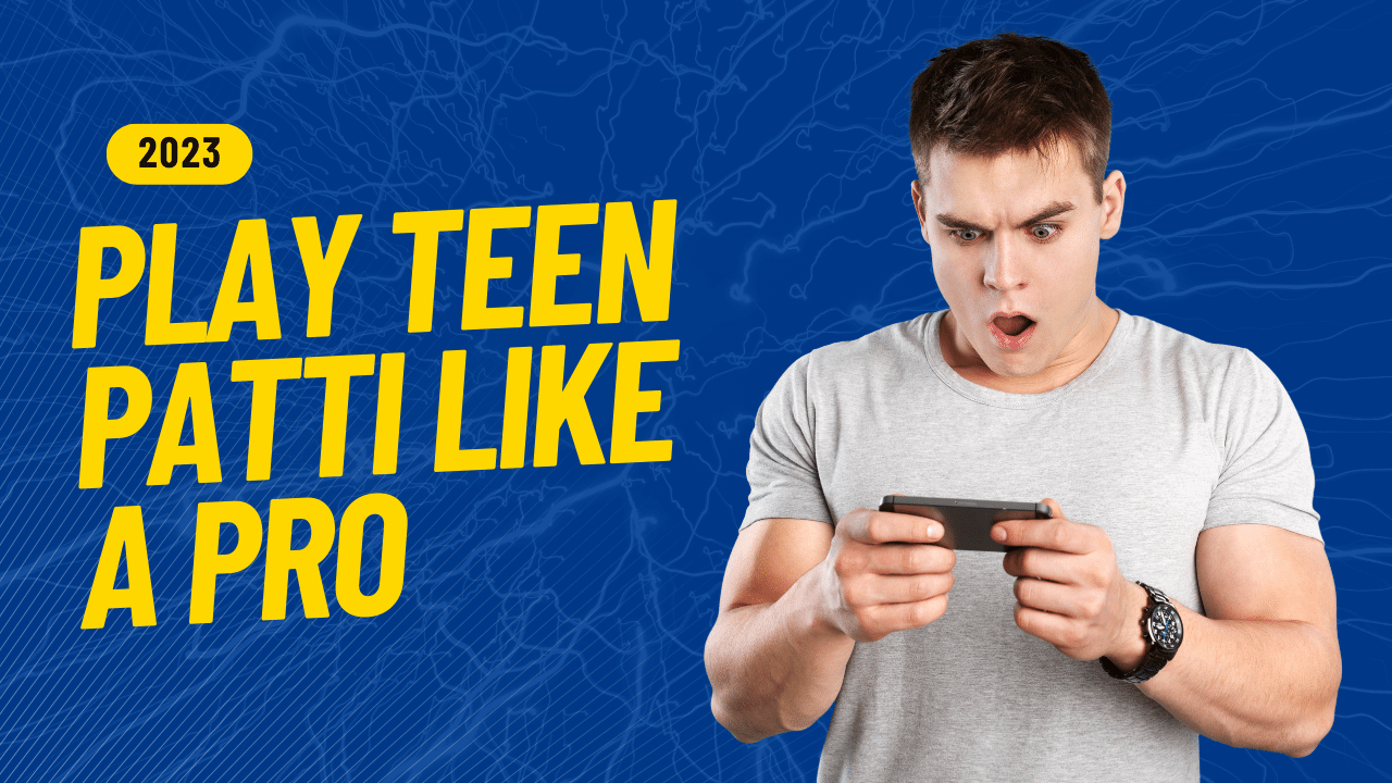 man playing on a smartphone