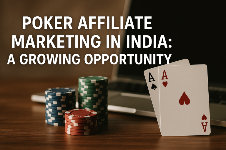 Poker Affiliate Marketing in India: A Growing Opportunity
