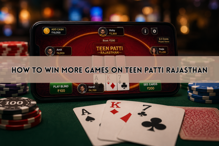 How to Win More Games on Teen Patti Rajasthan
