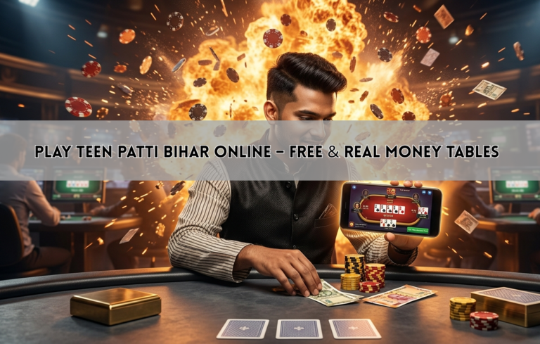 Play Teen Patti Bihar Online – Free & Real Money Tables
