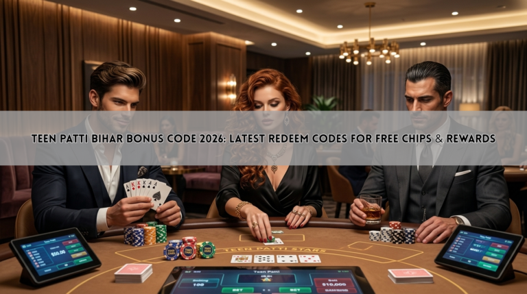 Teen Patti Bihar Bonus Code 2026: Latest Redeem Codes for Free Chips & Rewards