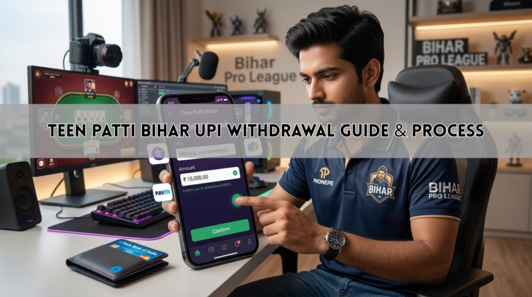 Teen Patti Bihar UPI Withdrawal Guide & Process