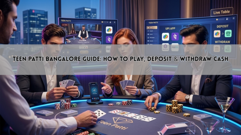 Teen Patti Bangalore Guide: How to Play, Deposit & Withdraw Cash