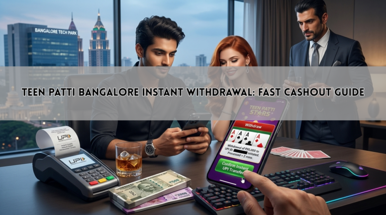 Teen Patti Bangalore Instant Withdrawal: Fast Cashout Guide
