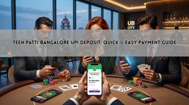 Teen Patti Bangalore UPI Deposit: Quick & Easy Payment Guide