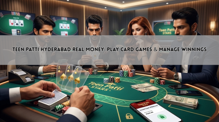 Teen Patti Hyderabad Real Money: Play Card Games & Manage Winnings