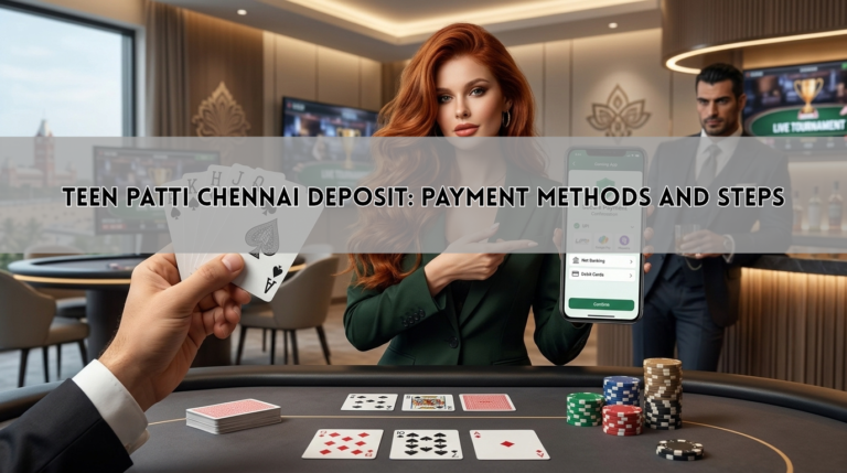 Teen Patti Chennai Deposit: Payment Methods and Steps