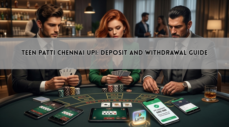 Teen Patti Chennai UPI: Deposit and Withdrawal Guide